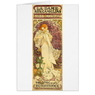 Cartão Camelias auxiliares da dama do La