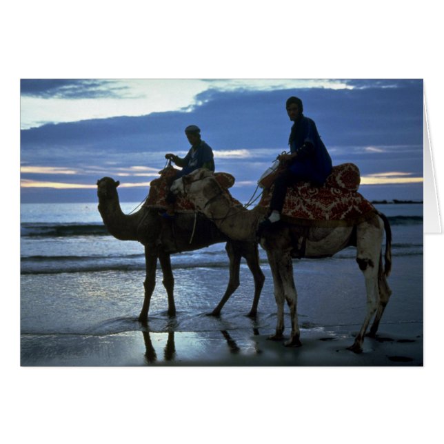 Cartão Camels, Marrocos (Frente Horizontal)