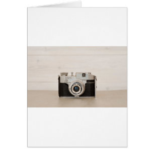 Cartão Câmera do cometa do vintage