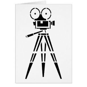Cartão Câmera do plateau de filmagem do filme do vintage