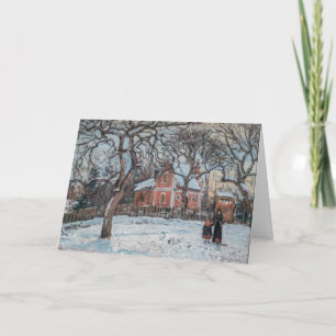 Cartão Camille Pissarro - Chataigniers a Louvecienne