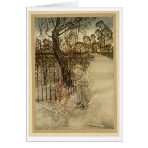 Cartão Caminhada dos jardins de Kensington (vazio para