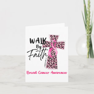 Cartão Caminhada por Faith Breast Cancer Conhecer Christi