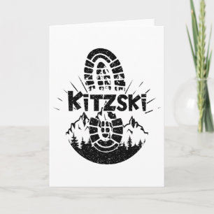 Cartão Caminhante Kitzski Tirol Áustria Férias