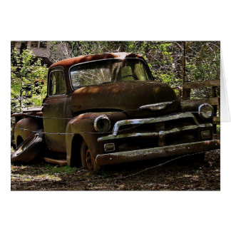 Cartão Caminhão antigo