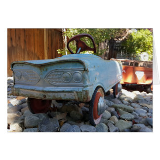 Cartão Caminhão de Pedal Azul