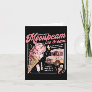 Cartão Caminhão de Sorvete Moonbeam Vintage Retro