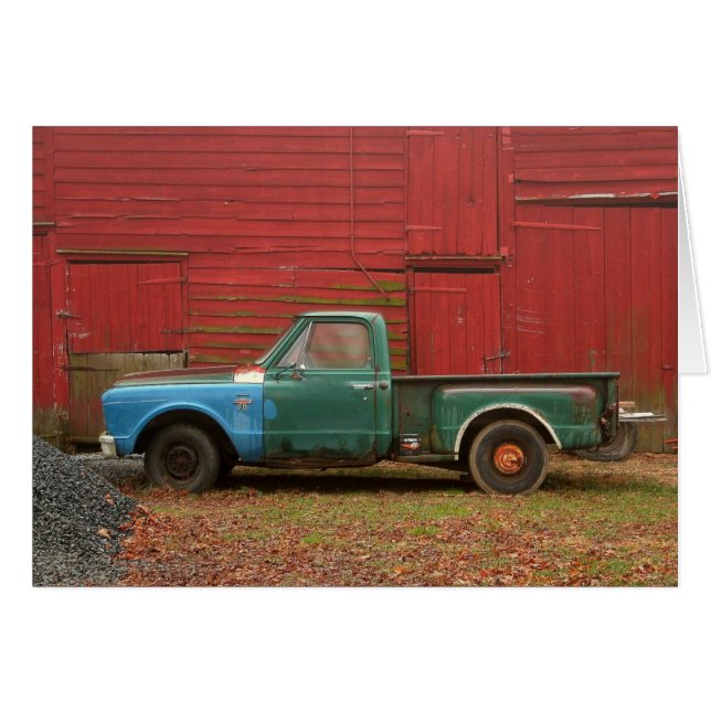 Cartão Caminhão do avô (Frente Horizontal)