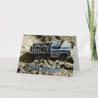 Cartão Caminhão do feliz aniversario