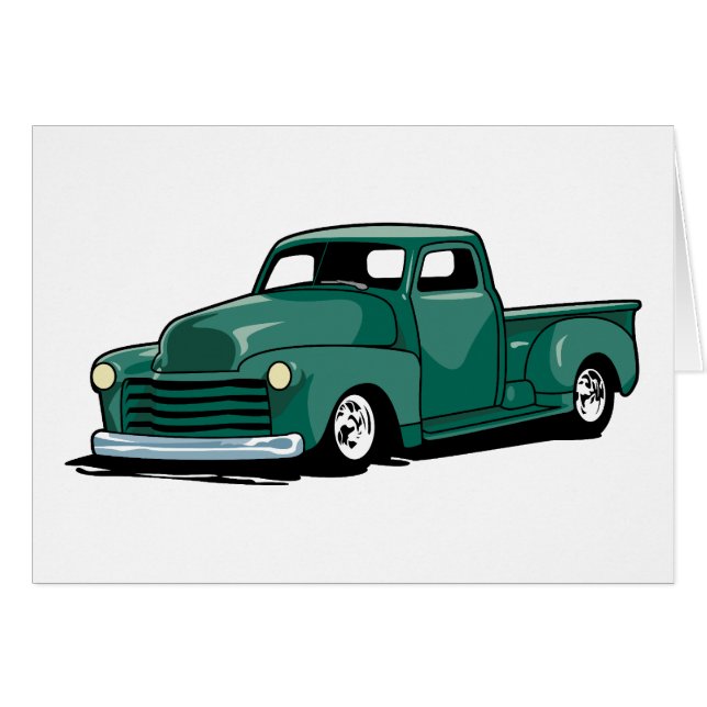 Cartão Caminhão do hot rod (Frente Horizontal)
