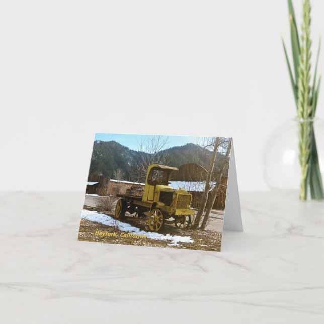 Cartão Caminhão histórico de 1912....... (Frente)