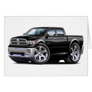 Cartão Caminhão preto duplo Ram 2010-12