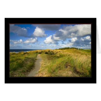 Cartão Caminho costeiro