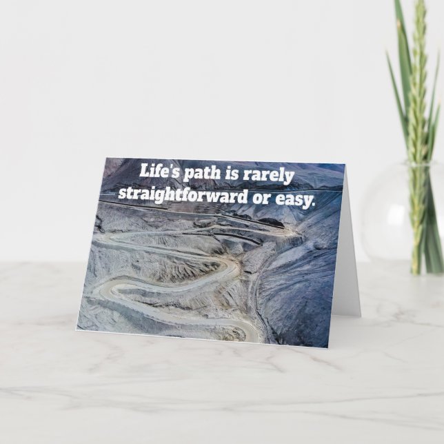 Cartão Caminho da vida. (Frente)