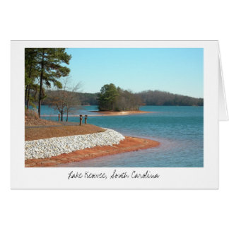 Cartão Caminho do Lago Keowee (Título)