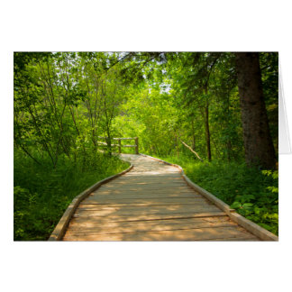 Cartão Caminho em árvore