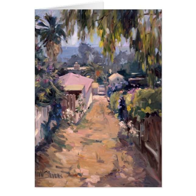 Cartão Caminho litoral (Frente)