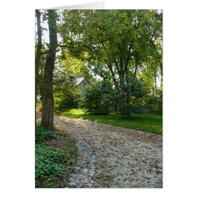 Cartão Caminho menos percorrido (Frente)