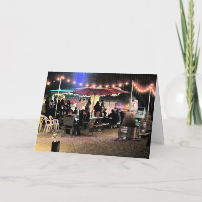 Cartão Caminhões comidas (Frente)