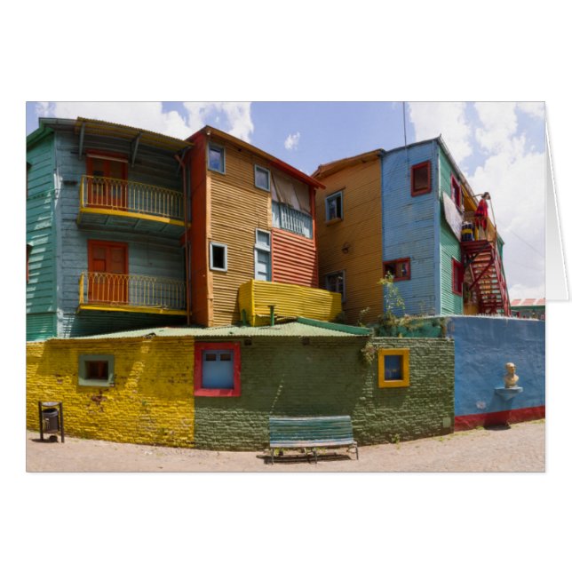 Cartão Caminito, La Boca, Buenos Aires (Frente Horizontal)