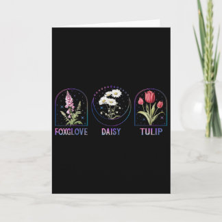 Cartão Camisa Anti Trump Floral Sutil Flores Dedaleira Da