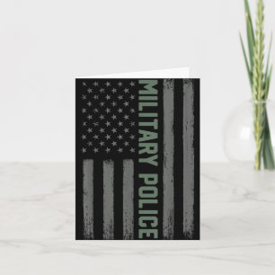 Cartão Camisa da Polícia Militar Bandeira Americana _ Pro