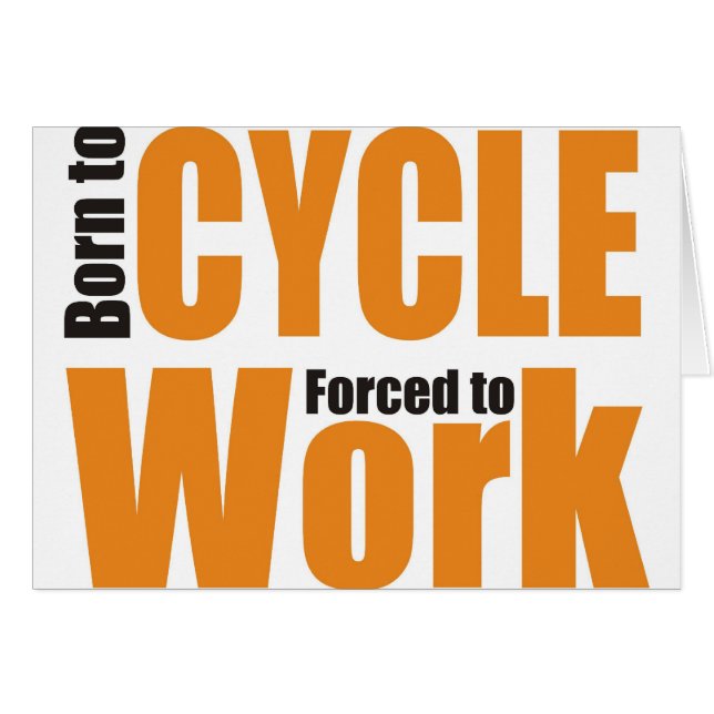 Cartão camisa de bicicleta (Frente Horizontal)