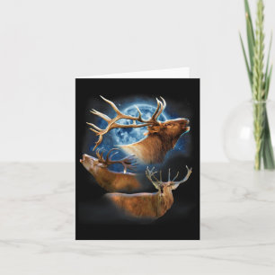 Cartão Camisa De Caça De Elk Engraçado - Elk Shirt Elk Ho