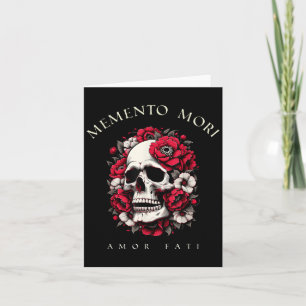 Cartão Camisa De Caveira Para Homens E Mulheres, Memento