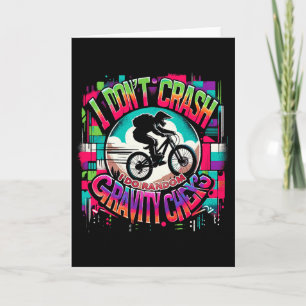 Cartão Camisa de Ciclismo de Bicicleta Eu Não Sofro Acide