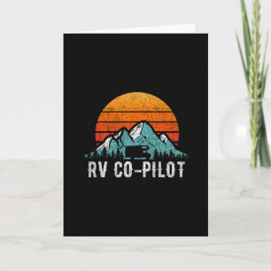 Cartão Camisa de Co-piloto de Rv Presente de Viagem e Fér
