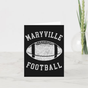 Cartão Camisa de Futebol Maryville Distressed Vintage 80'