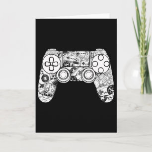 Cartão Camisa de Gamer Camisas de Jogos para Homens Menin