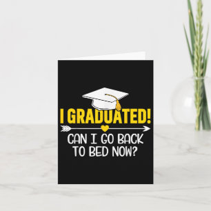 Cartão Camisa De Graduação Engraçada - Eu Me Formei Posso
