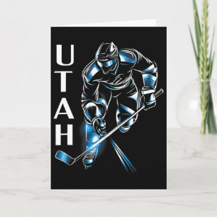Cartão Camisa de hóquei Uni-adulto Eddy Canyon Utah Hocke