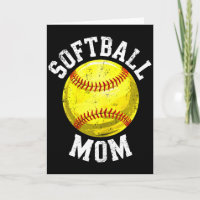 Camisa de Mãe de Softball Mulheres Amante de Softb