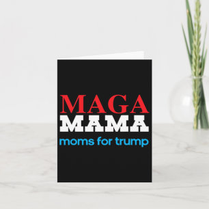 Cartão Camisa De Mama Para Mães Para A Eleição Trump Patr