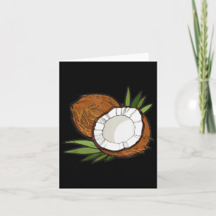 Cartão Camisa de Mulheres que Amam Coco Para Crianças A