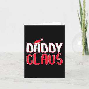 Cartão Camisa de Natal do Claus Correspondente a Papais n