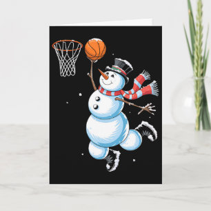 Cartão Camisa de Natal do Menino Esqueleto de Boneco de N