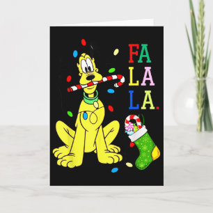Cartão Camisa de Natal Fofo La Fa Fa Swea