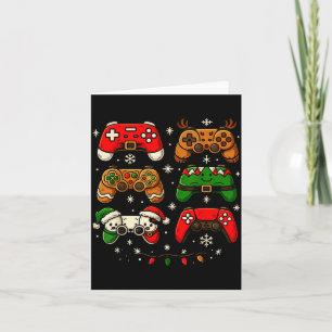 Cartão Camisa de Natal Nerdy para Homens e Meninos, Contr