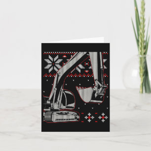 Cartão Camisa de Operador de Escavadeira 