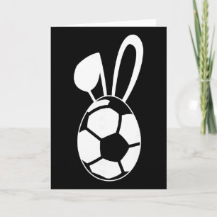 Cartão Camisa de Ovo de Futebol Fofo - Presente de Ovo de