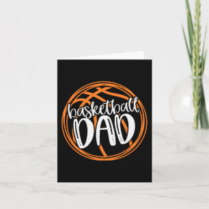 Cartão Camisa de PAI de basquetebol