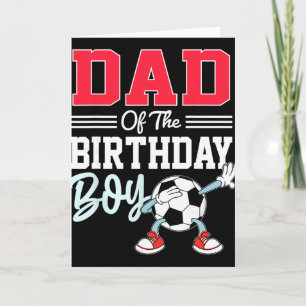 Cartão Camisa de Pai do Menino de Aniversário Família da