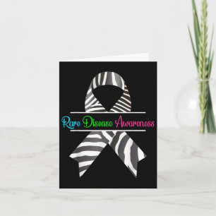 Cartão Camisa de Sensibilização Raras - Doença Rara-Zebra