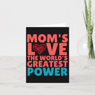Cartão Camisa do Amor da Mamãe para Presentes do Dia das 