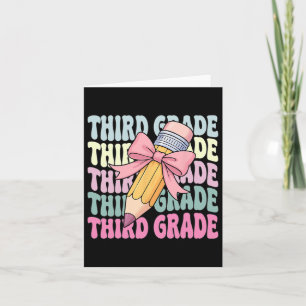 Cartão Camisa do Primeiro Dia de Aula Terceira Série Coqu