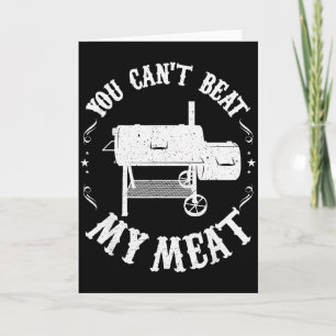 Cartão Camisa engraçada de Bbq T acessório de fumante de